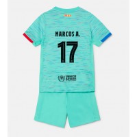 Camisa de time de futebol Barcelona Marcos Alonso #17 Replicas 3º Equipamento Infantil 2023-24 Manga Curta (+ Calças curtas)